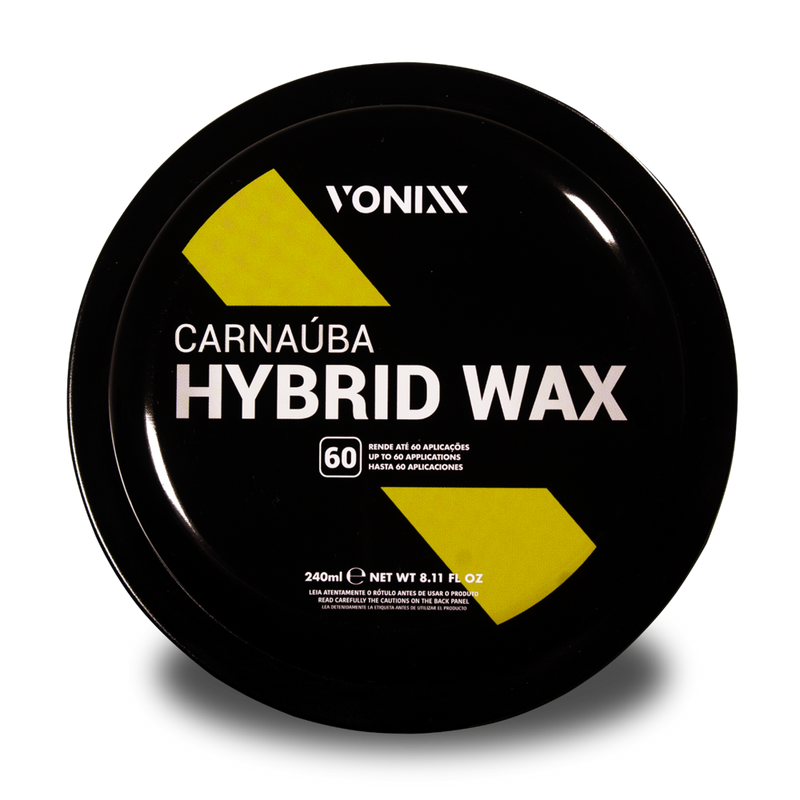 Vonixx Carnauba Hybrid paste wax tin with applicator