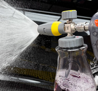 Tstar snow foam cannon bottle detail view