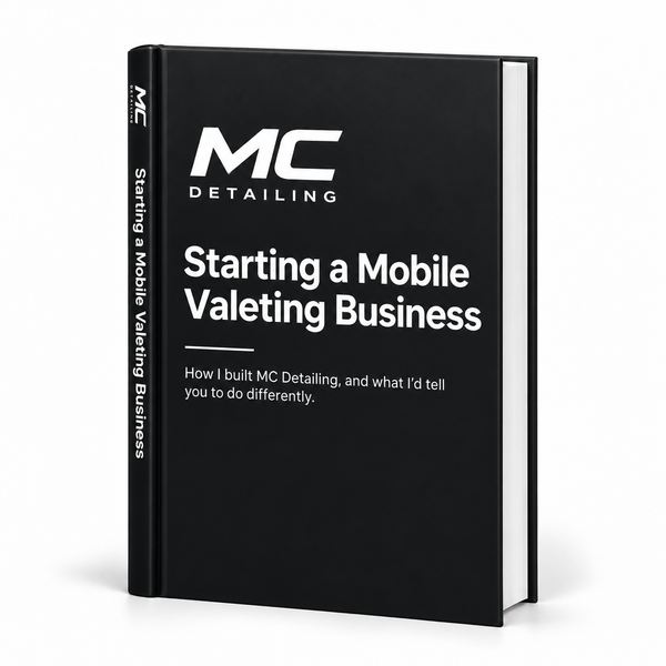 Starting a Mobile Valeting Business ebook by Martin at MC Detailing
