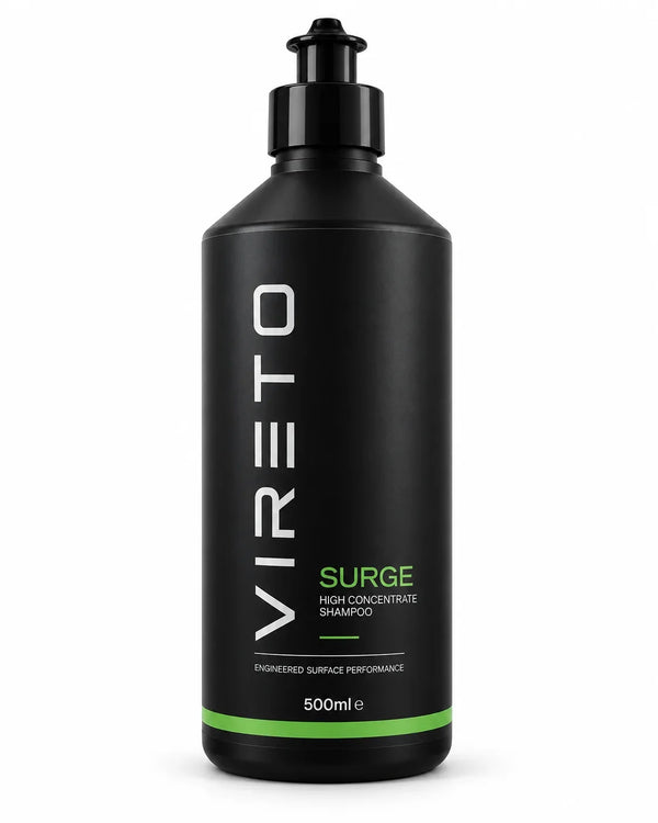 Vireto SURGE pH neutral concentrated car shampoo 500ml bottle