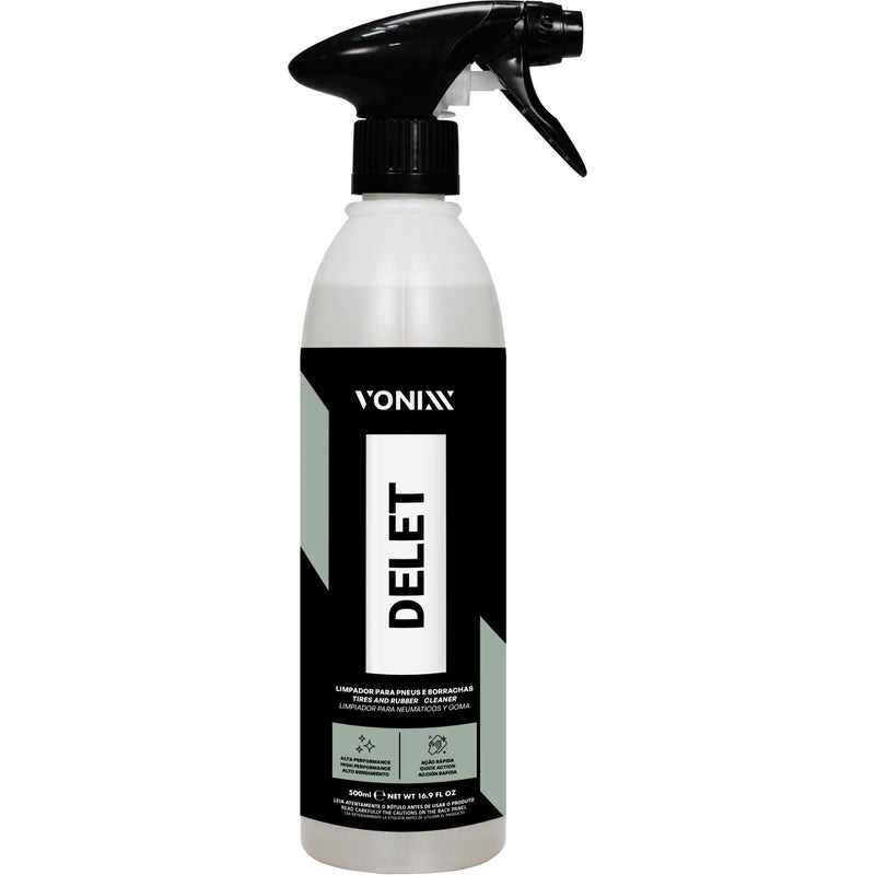 Vonixx Delet tyre and rubber cleaner 500ml spray bottle