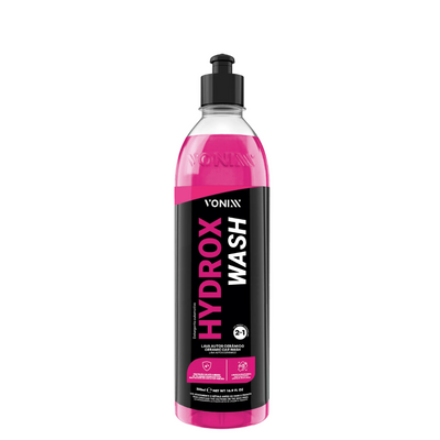 Vonixx Hydrox Wash SiO2 wash and protect car shampoo 500ml bottle on white background