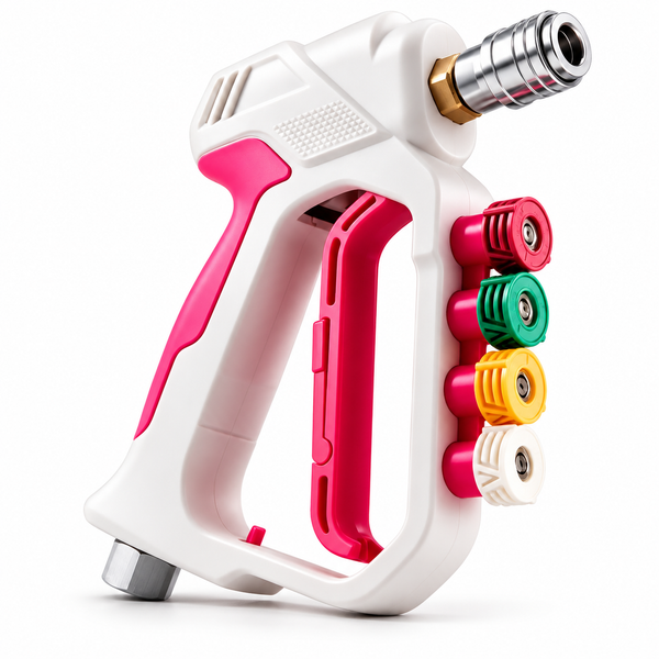 YISHI G25 Short Spray Gun | Trigger Lock, Built-In Nozzle Holder, 4000 PSI