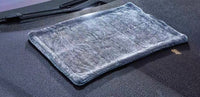 Microfibre drying towel plush twist pile close-up