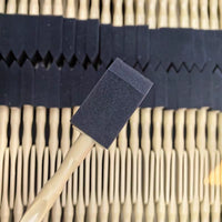 Interior detail brush cleaning car dashboard trim