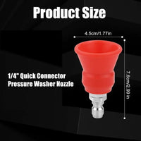 Stainless steel pressure washer nozzle tip