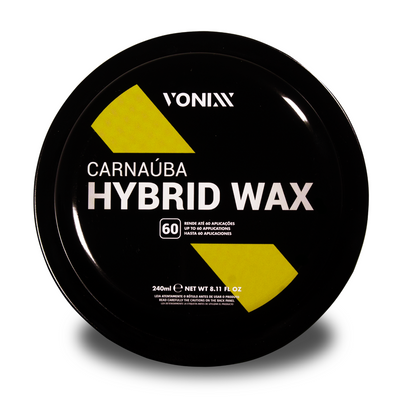 Vonixx Carnauba Hybrid paste wax 240ml tin on white background