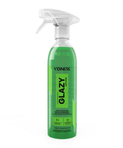 Vonixx Glazy anti-fog car glass treatment 500ml spray bottle on white background