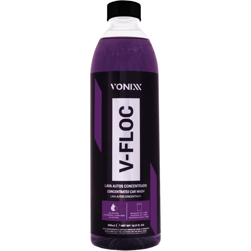 Vonixx V-Floc concentrated pH neutral car wash shampoo 500ml