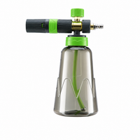 YISHI G25 spray gun with snow foam cannon bundle in green